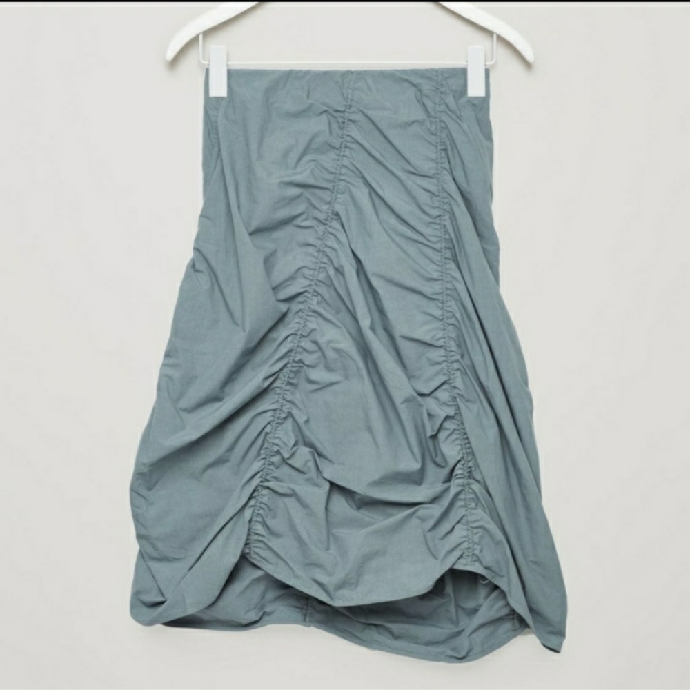 COS Voluminous Muted Teal Skirt